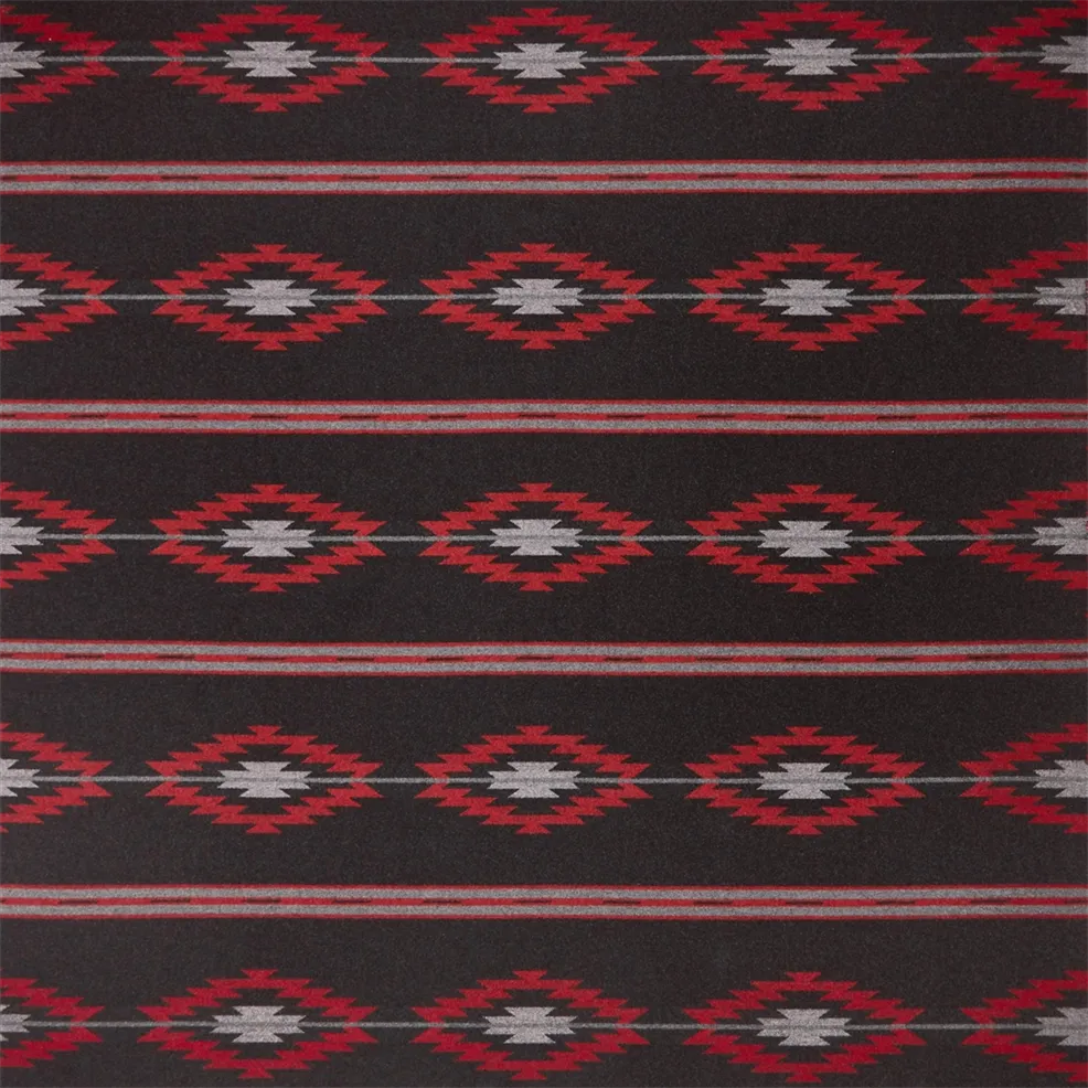 Ralph Lauren Peppy's Blanket tessuto colore Red/Black