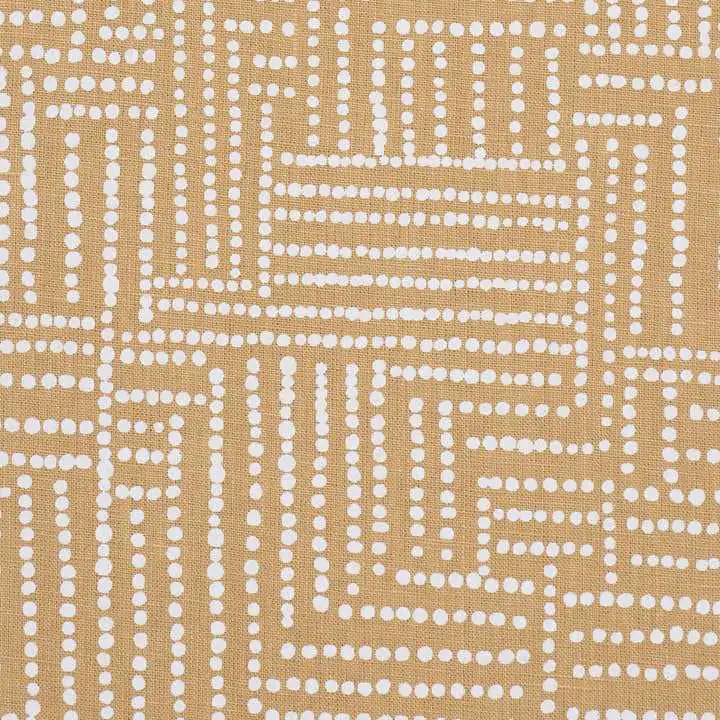 Schumacher Tessuti Coco Hand Screen Print Deco Interni
