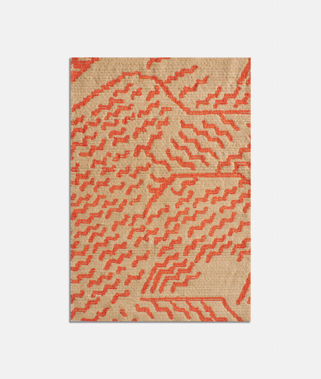 Tessuto Tiger Silk Electric Orange Dedar