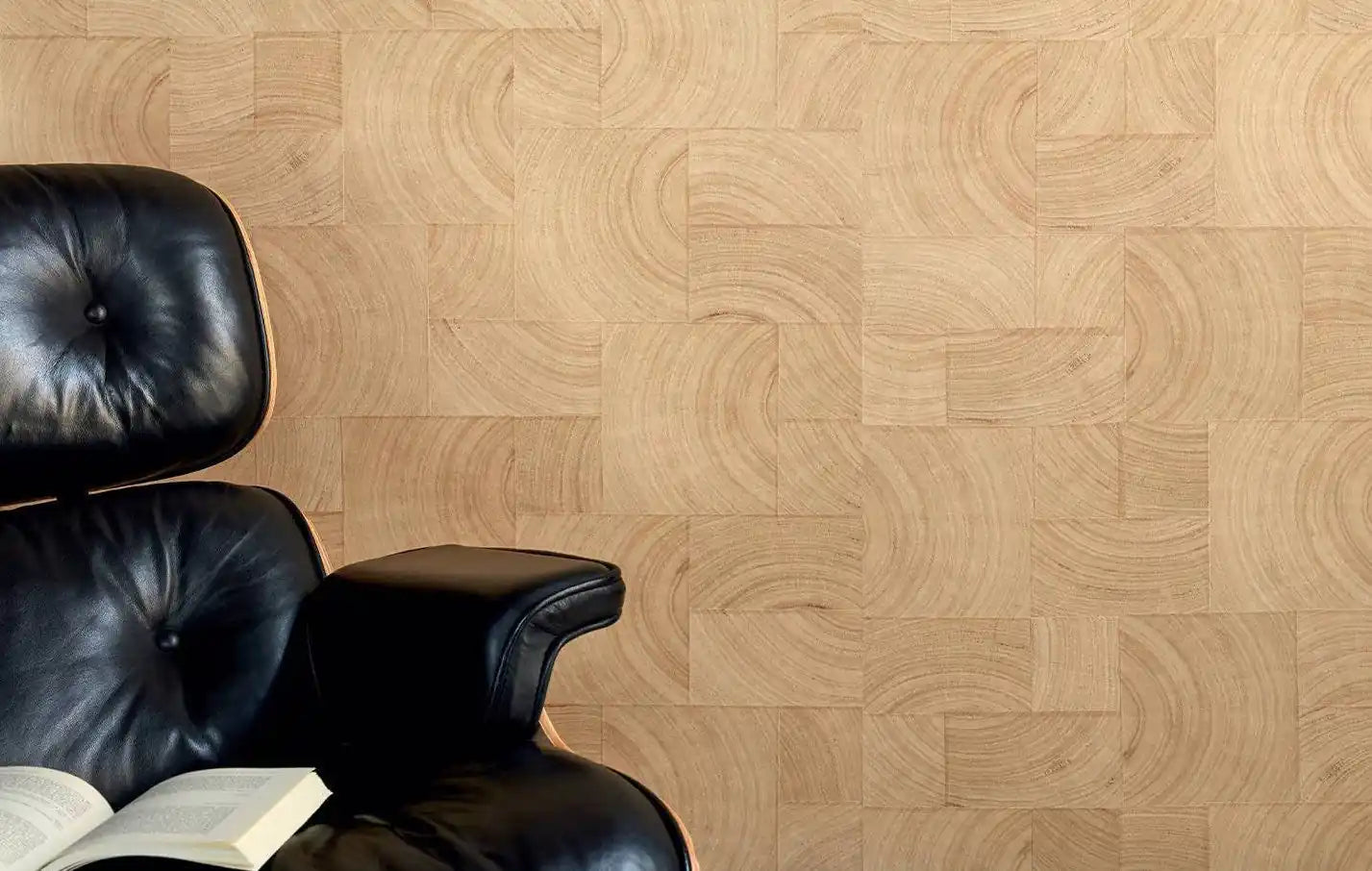 Carta da parati in legno Elitis Marqueteries - Empreintes
