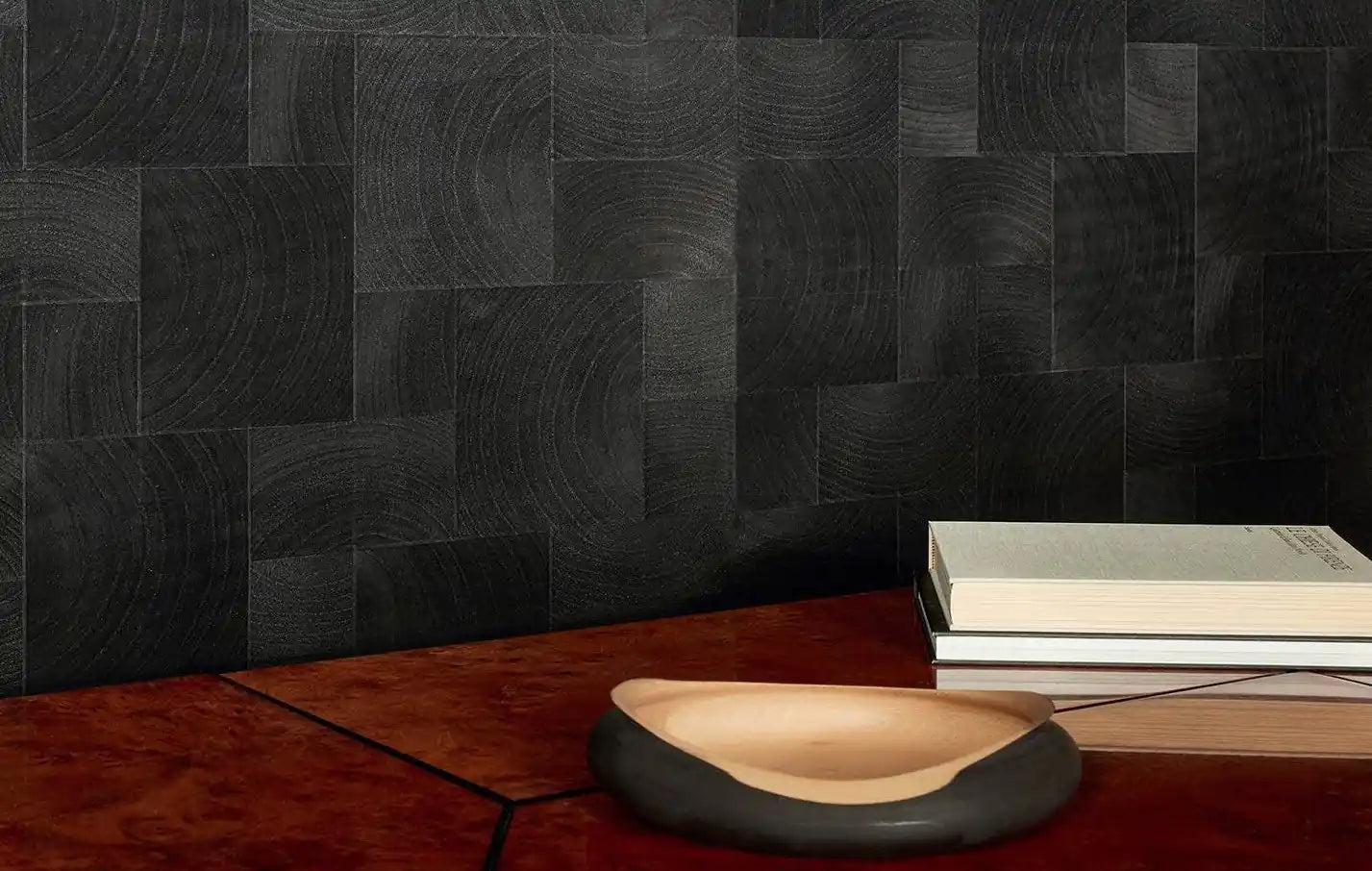 Carta da parati in legno Elitis Marqueteries - Empreintes