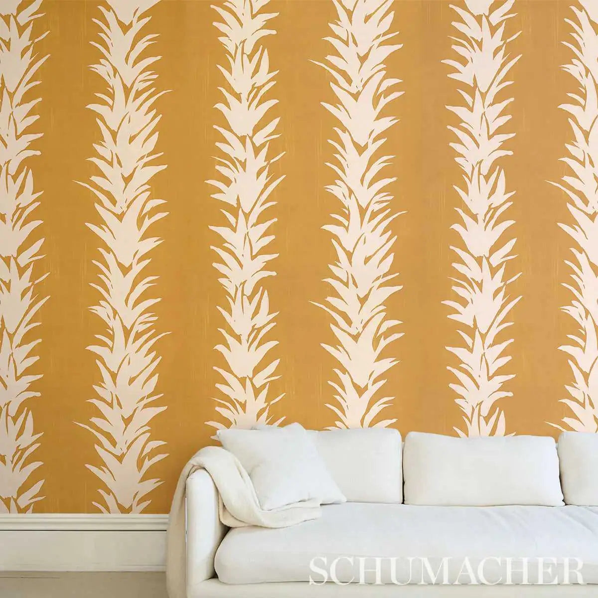 Schumacher Carta da Parati White Lotus Deco Interni