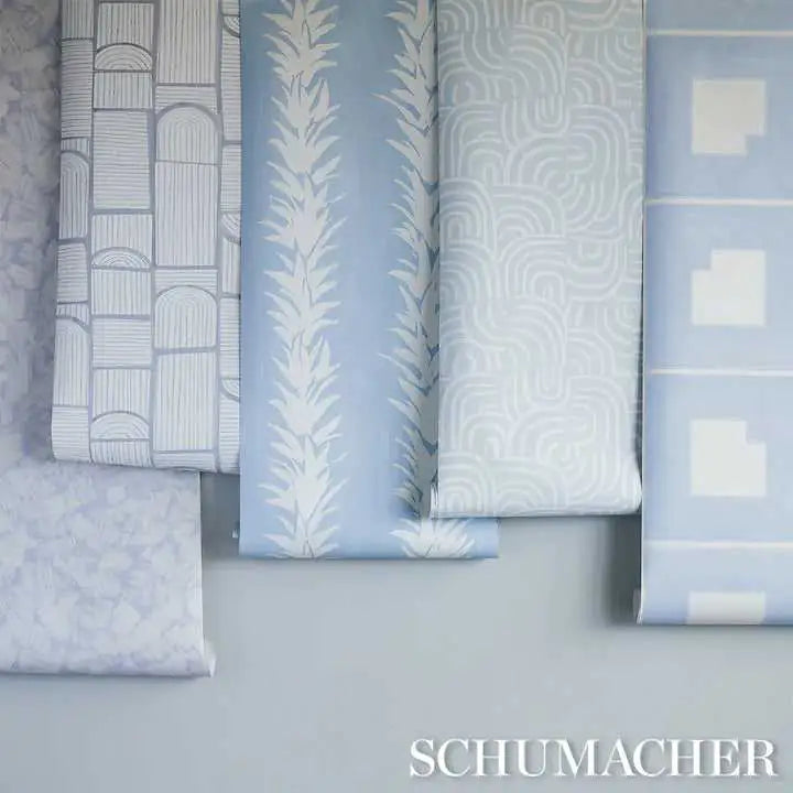 Schumacher Carta da Parati White Lotus Deco Interni