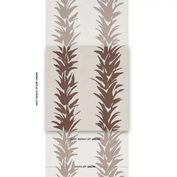 Schumacher Carta da Parati White Lotus Deco Interni