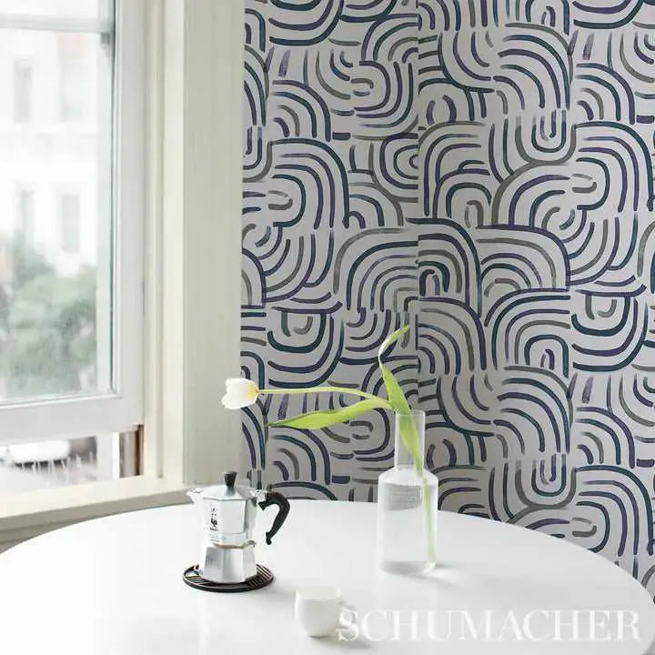 Schumacher Carta da Parati New Beat Deco Interni