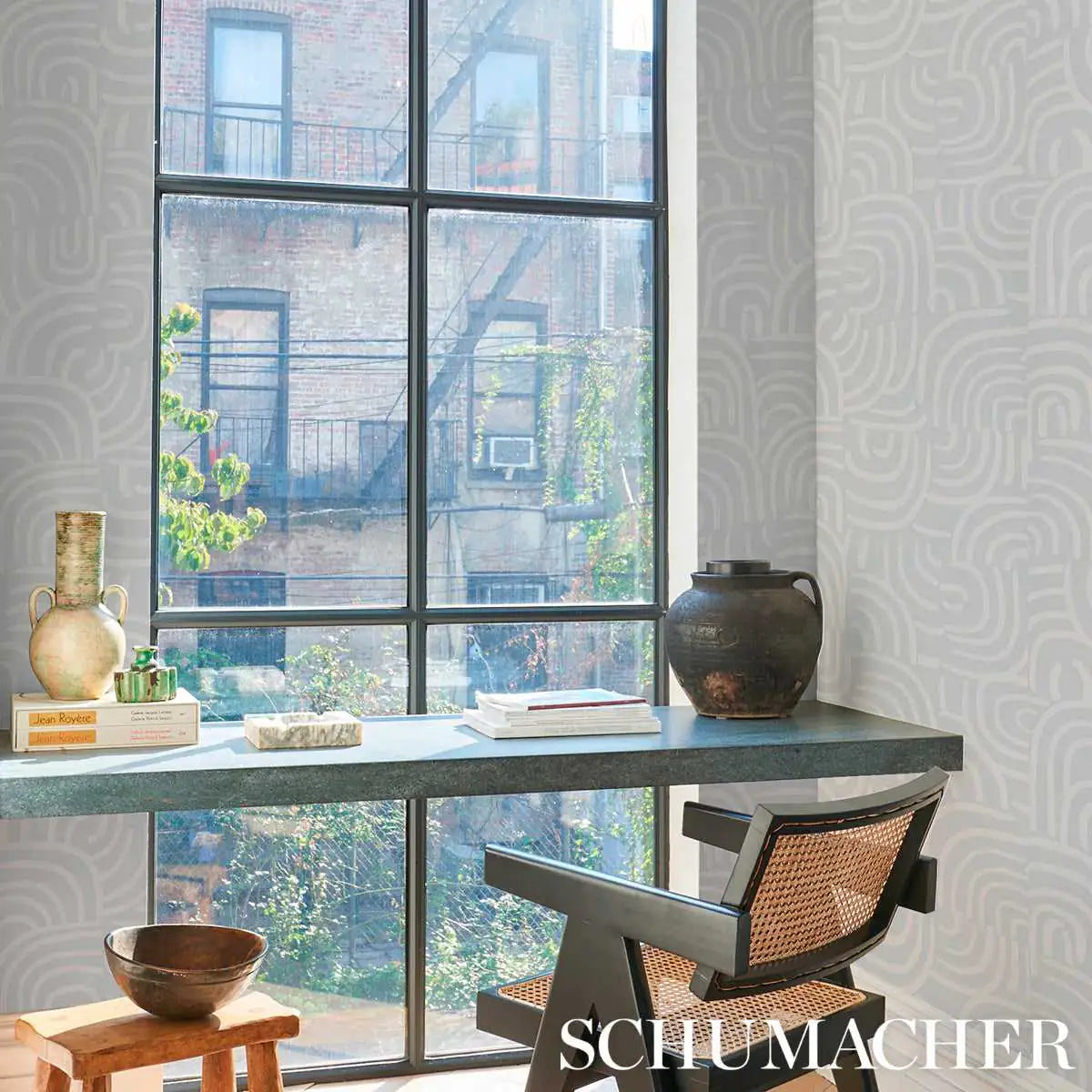 Schumacher Carta da Parati New Beat Deco Interni