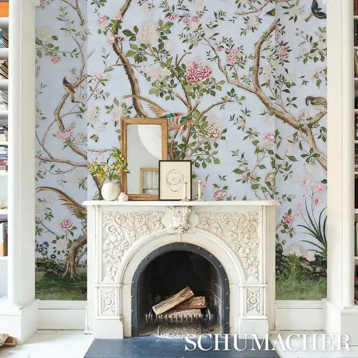 Schumacher Pannelli su misura Les Oiseaux Panel Set Deco Interni