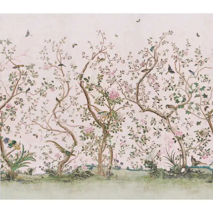 Schumacher Pannelli su misura Les Oiseaux Panel Set Deco Interni