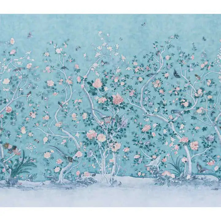 Schumacher Pannelli su misura Les Oiseaux Panel Set Deco Interni