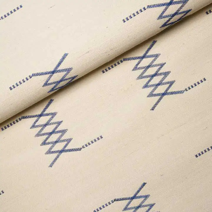 Schumacher Carta da Parati Kin Sisal Embroidery Deco Interni