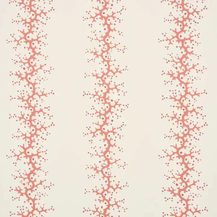 Schumacher Carta da Parati Coral Stripe Deco Interni