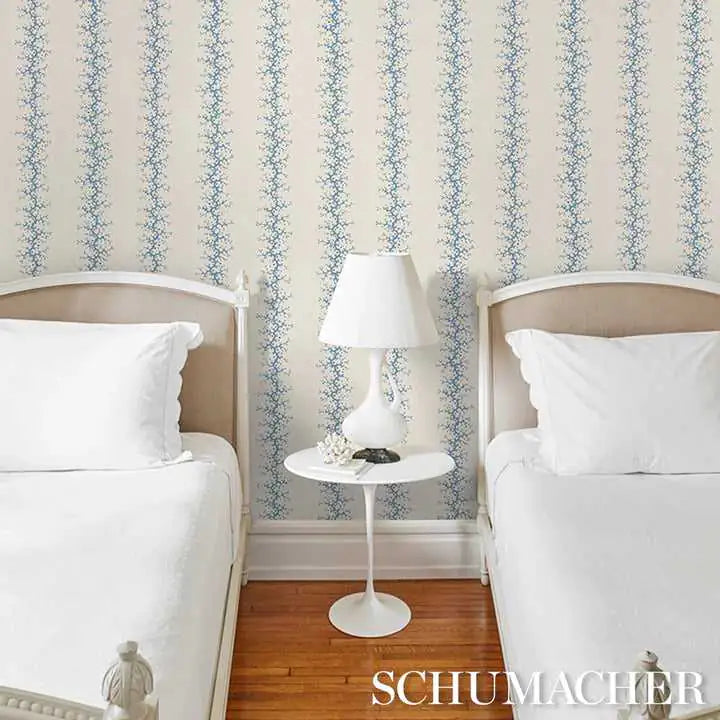Schumacher Carta da Parati Coral Stripe Deco Interni