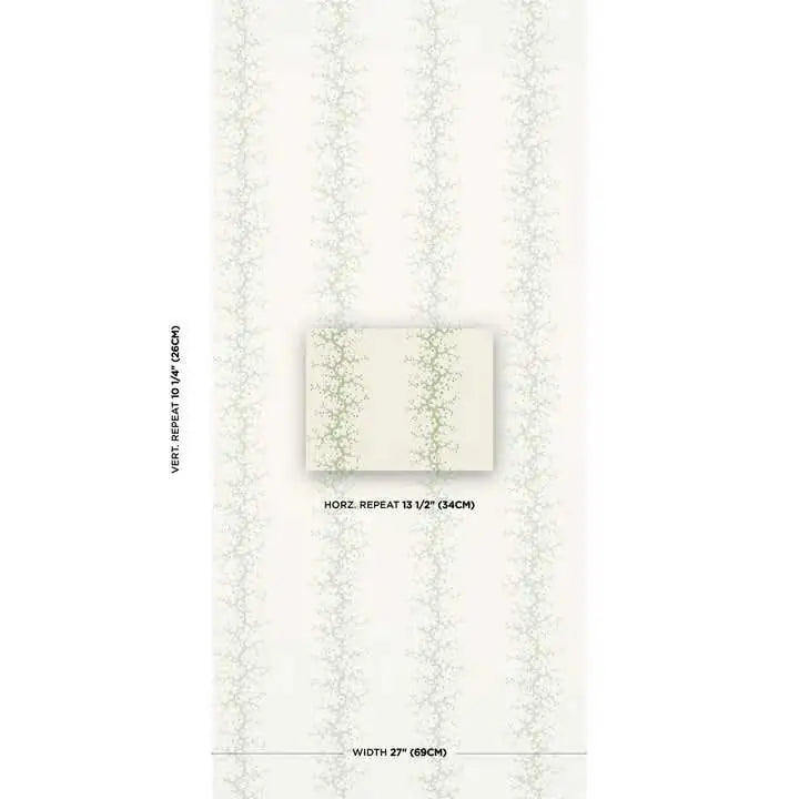 Schumacher Carta da Parati Coral Stripe Deco Interni
