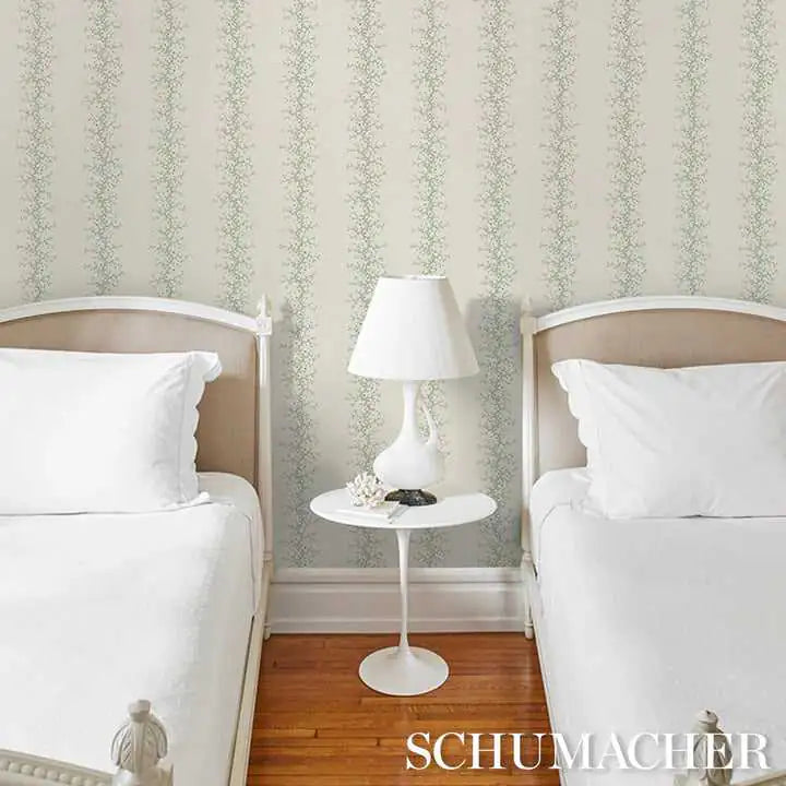 Schumacher Carta da Parati Coral Stripe Deco Interni