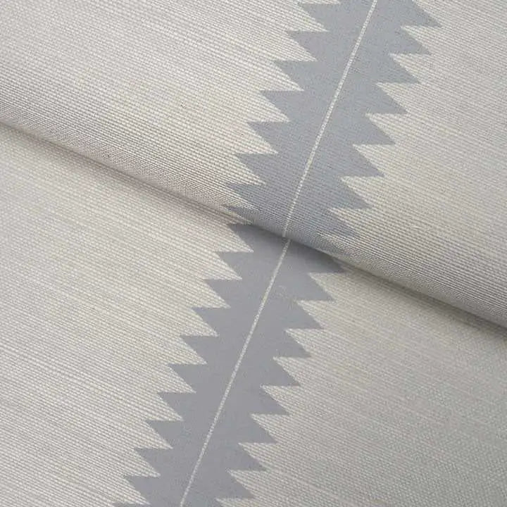 Schumacher Carta da Parati Bristle Stripe Sisal Deco Interni