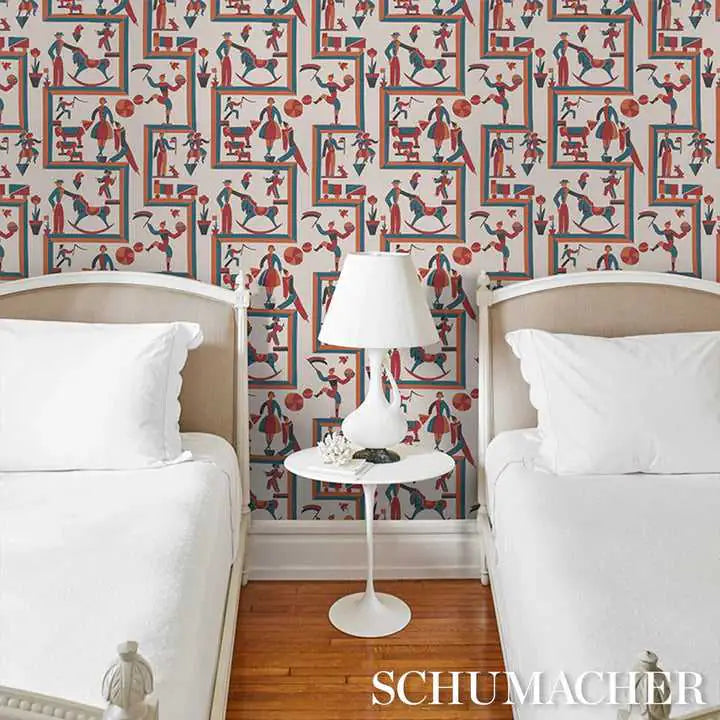 Schumacher Carta da Parati Vally Circus Deco Interni