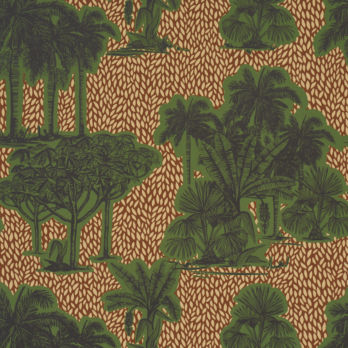 Tropical Safari Print by Johanna Ortiz