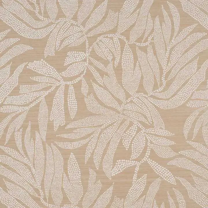 Schumacher Carta da Parati Tayrona Palm Mosaic Sisal Deco Interni