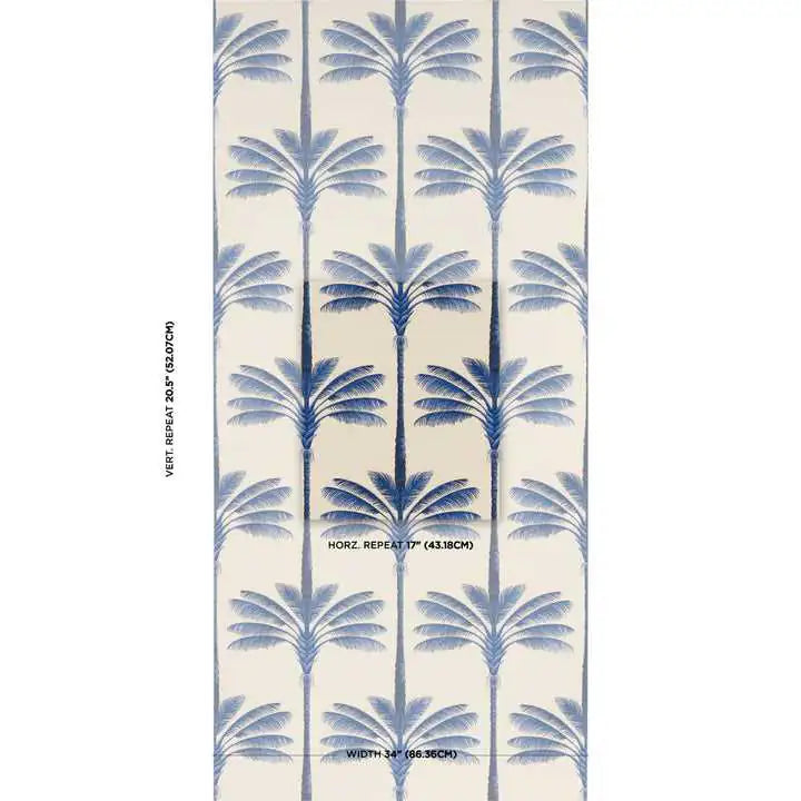 Schumacher Carta da Parati A Palm is a Palm Sisal Deco Interni