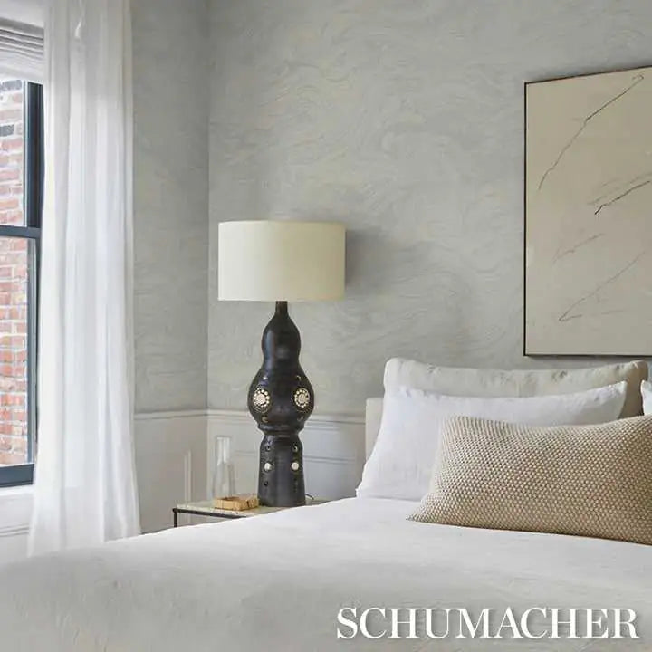 Schumacher Carta da Parati Romeo Sisal Deco Interni