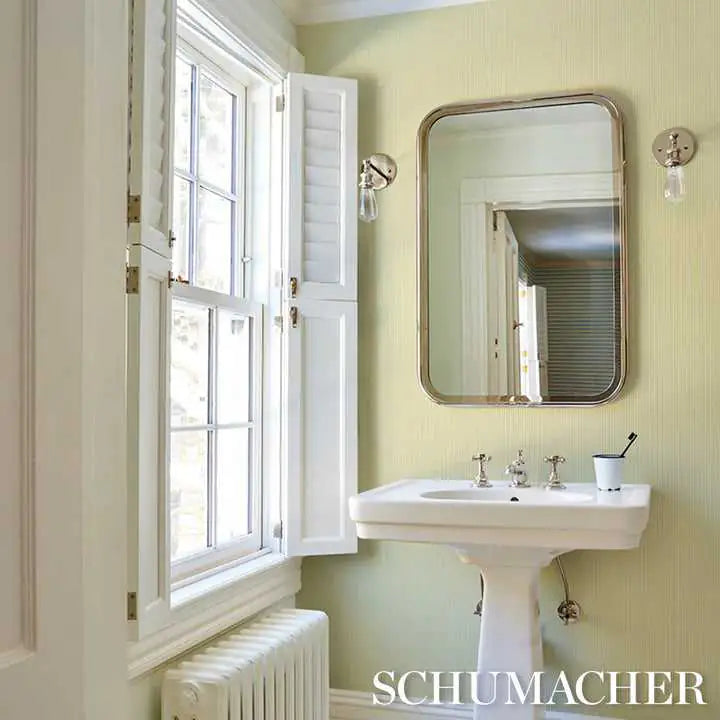 Schumacher Carta da Parati Emma Stripe Narrow Deco Interni