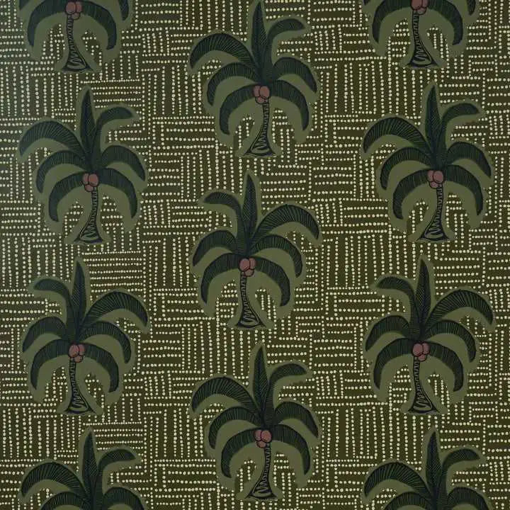 Schumacher Carta da Parati Agua de Coco Deco Interni