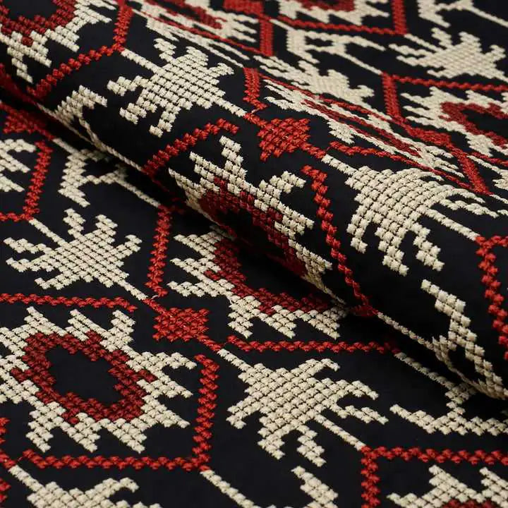 Schumacher Tessuti Andean Tribute Embroidery Deco Interni