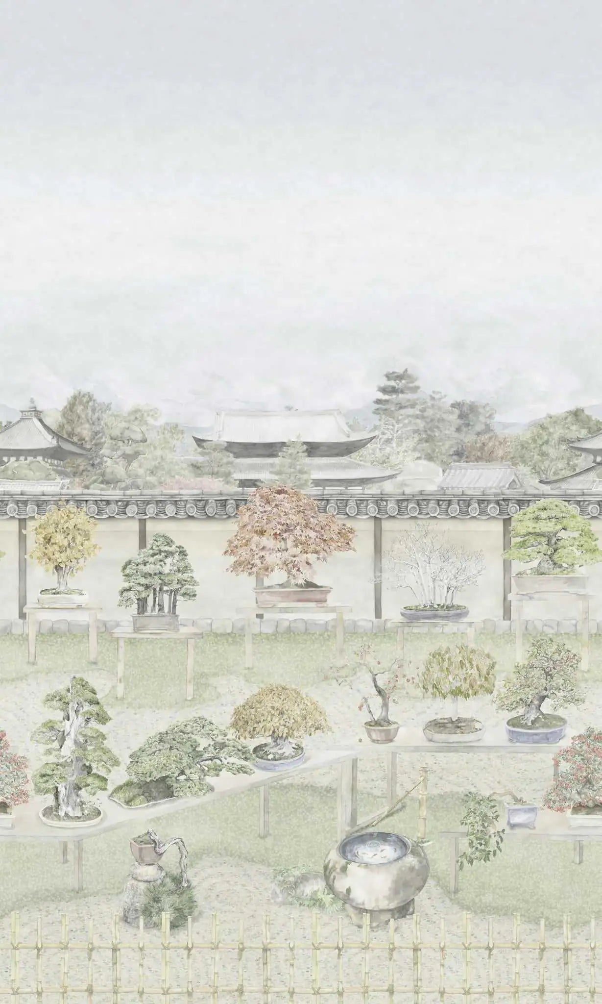 Cole & Son Carta da Parati Bonsai Garden Deco Interni