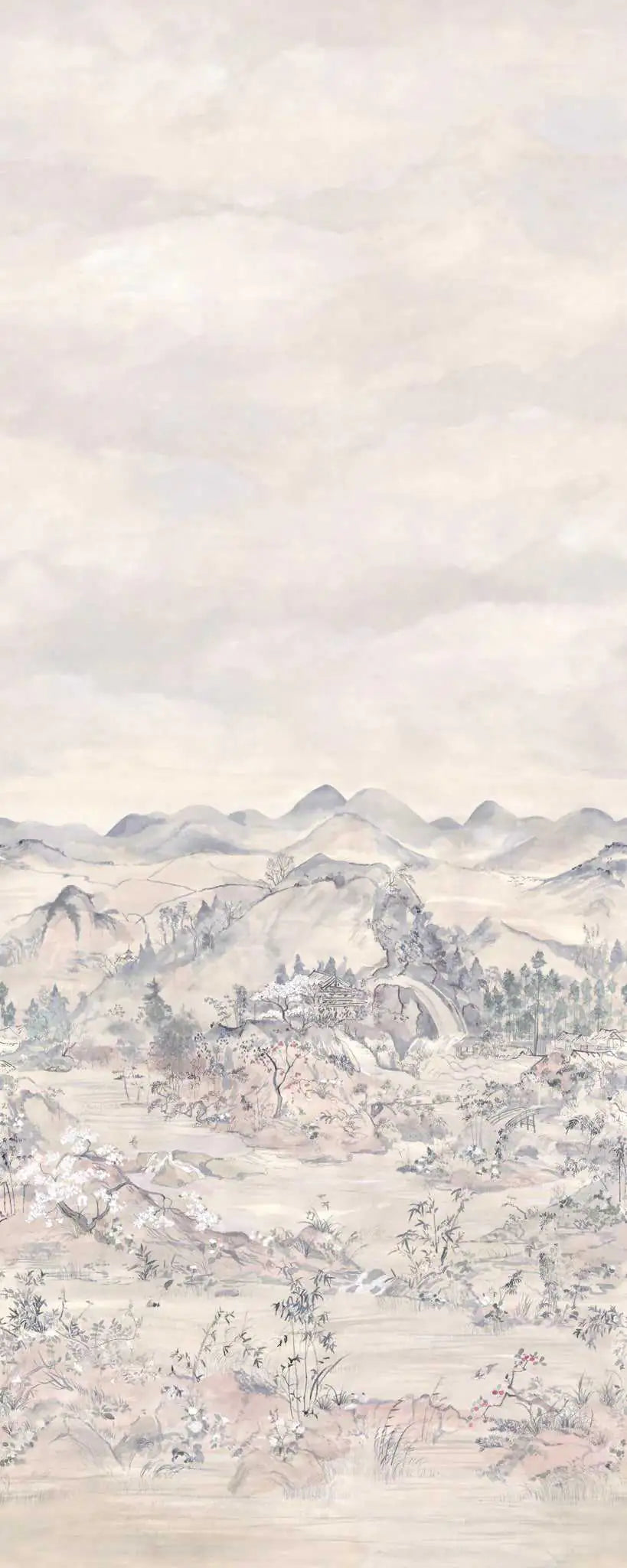 Carta da parati panoramica Japanese Chinoiserie Sand Cole & Son