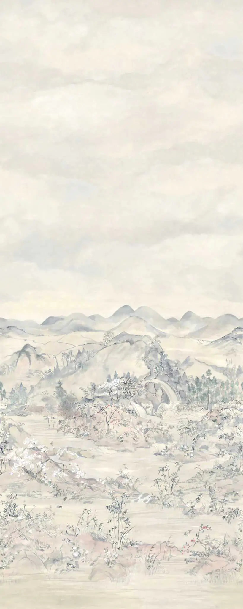Carta da parati panoramica Japanese Chinoiserie Orchid Cole & Son