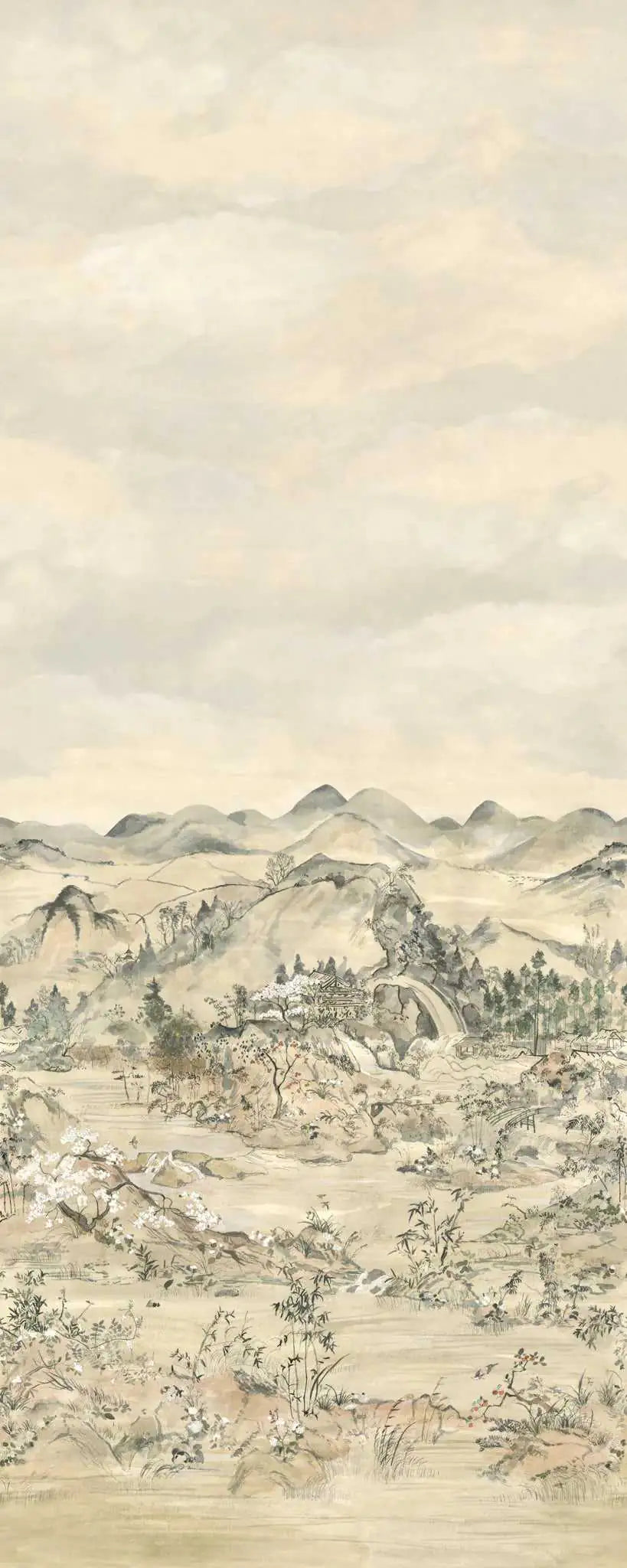 Carta da parati panoramica Japanese Chinoiserie Antique Cole & Son