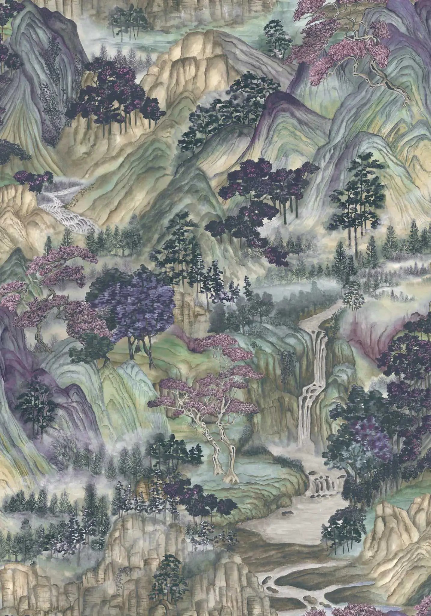 Cole & Son Carta da Parati Mountainscape Deco Interni