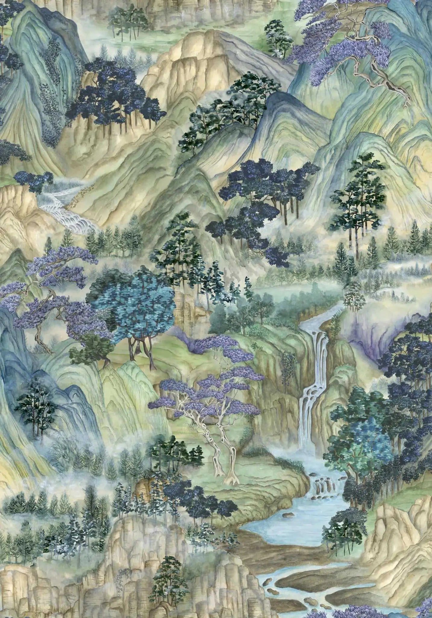 Cole & Son Carta da Parati Mountainscape Deco Interni