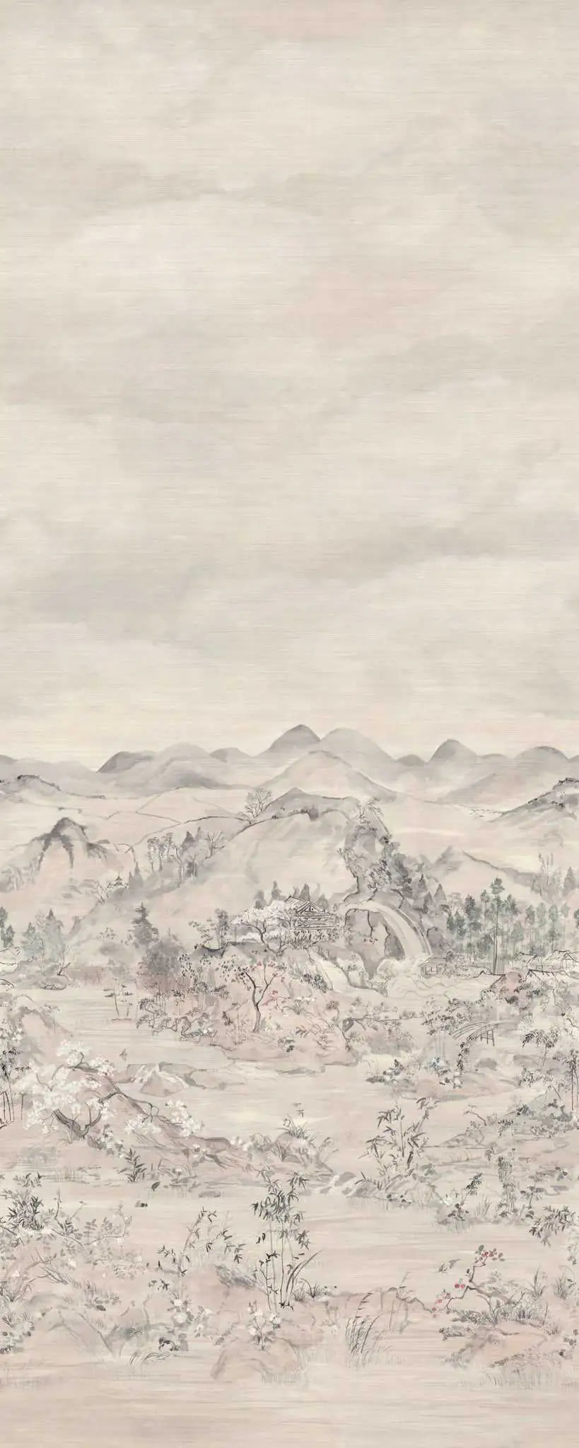 Cole & Son Carta da Parati Japanese Chinoiserie - Grasscloth Deco Interni