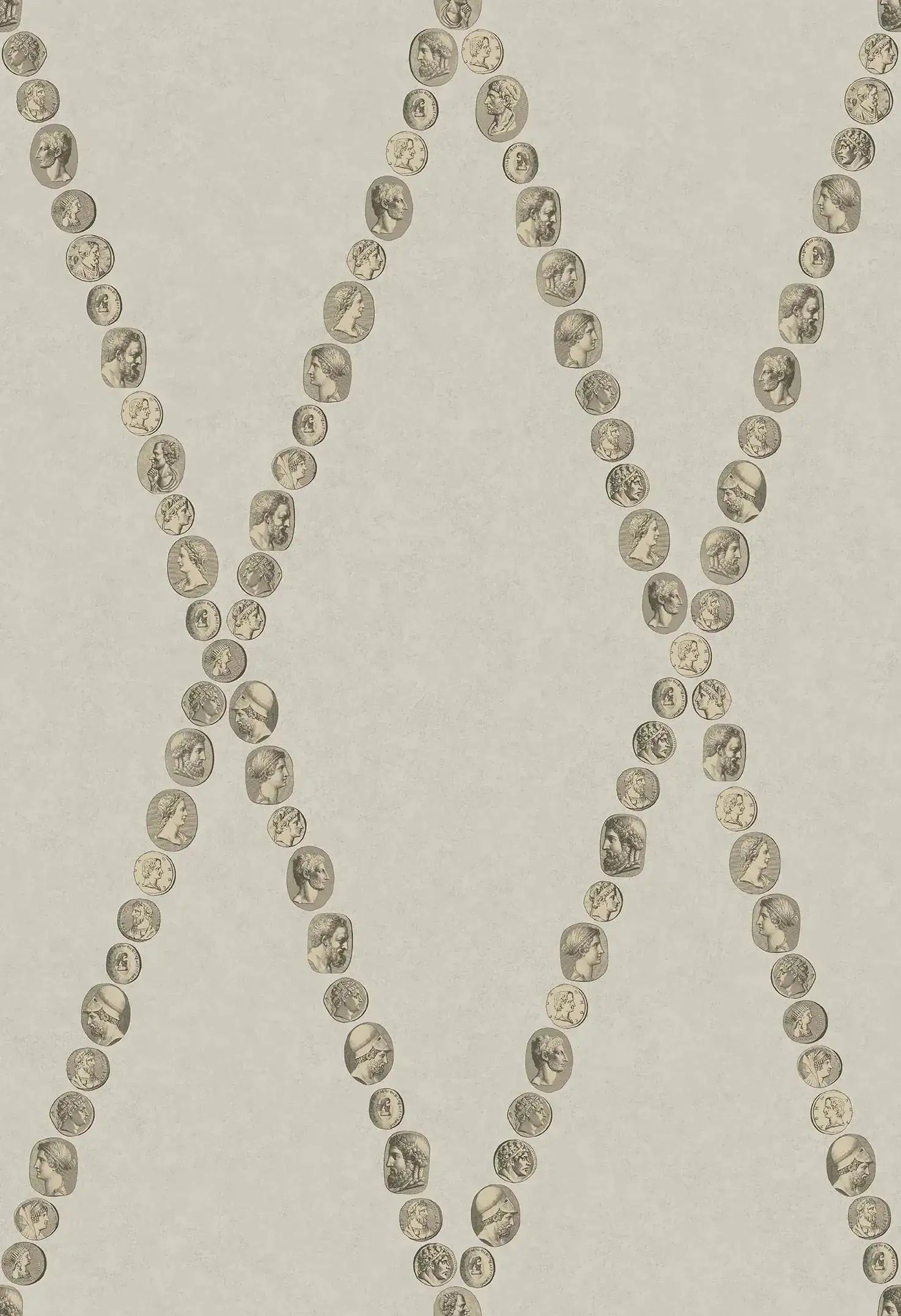 Carta da parati Cammei Soft Gold on Stone Cole & Son