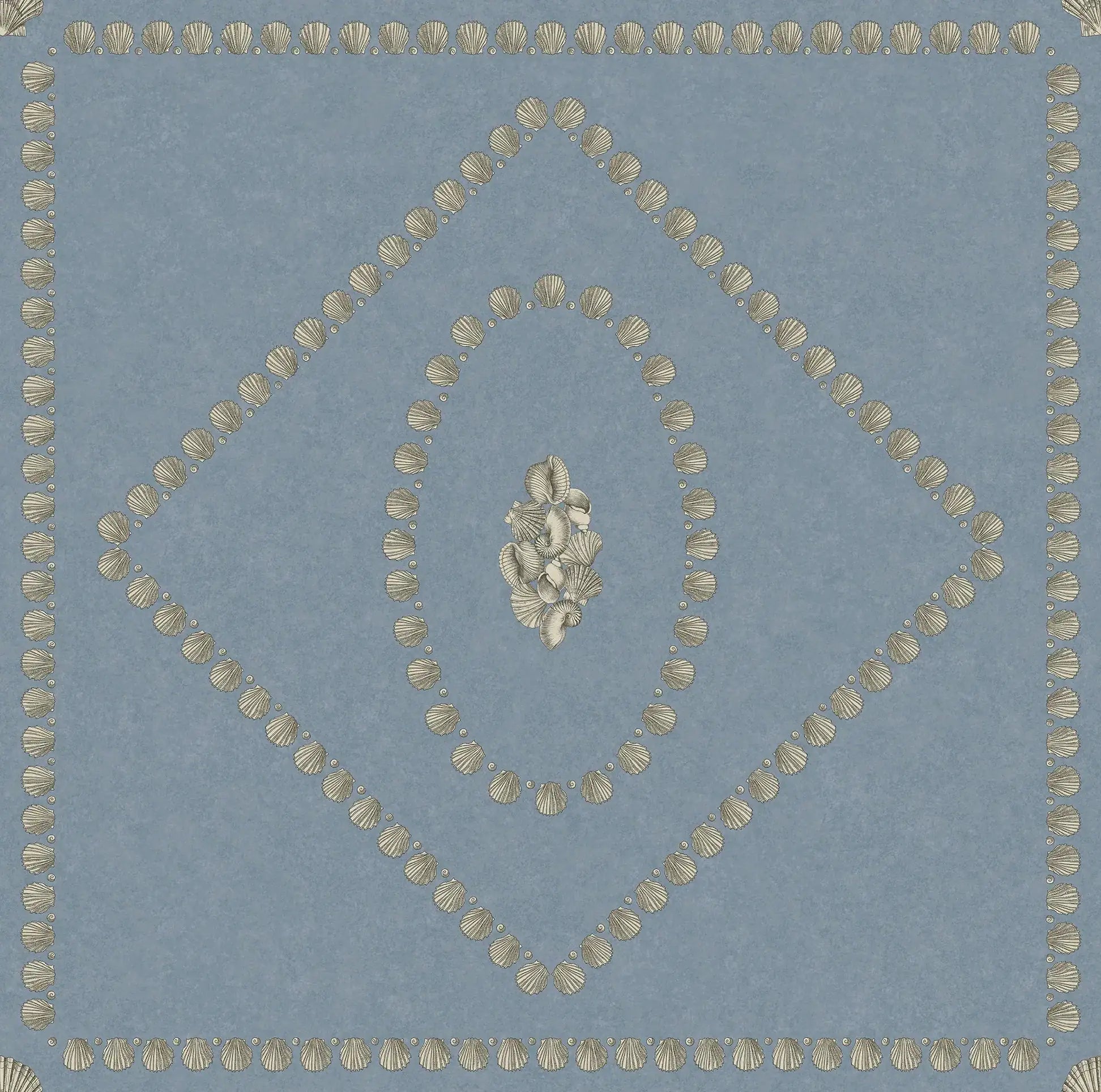Carta da parati Conchiglie Gilver on Denim Cole & Son