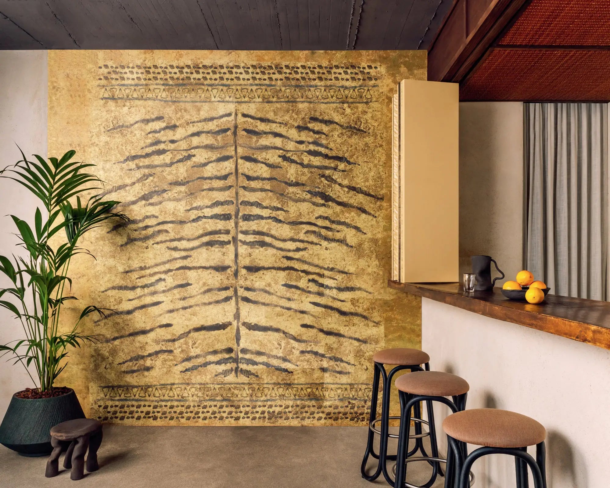 Tigre Royal: murale animalier Elitis.