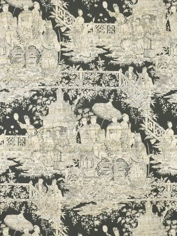 carta da parati orientale Pierre Frey