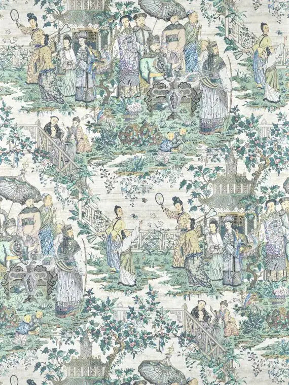 carta da parati orientale Pierre Frey