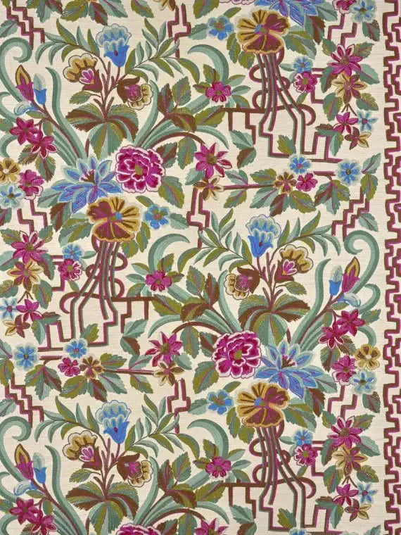 carta da parati pierre frey con fiori giapponesi