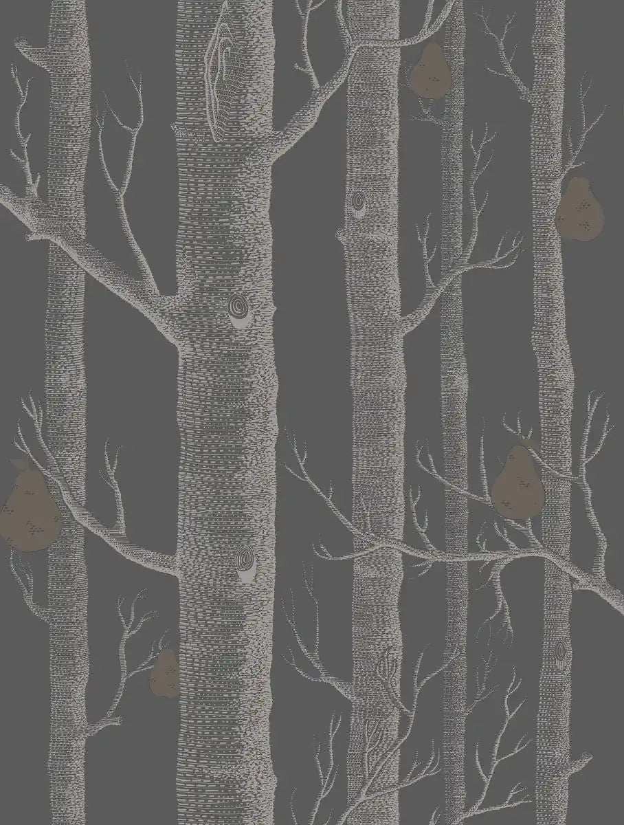 Carta da parati Woods & Pears Nero Cole & Son