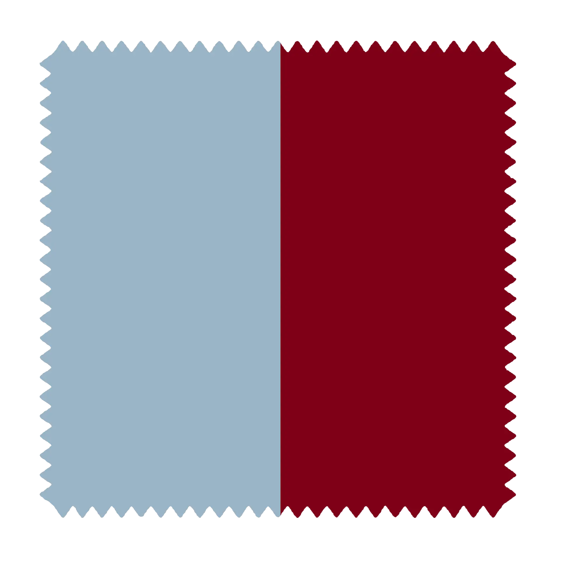 Baby Blue+Crimson