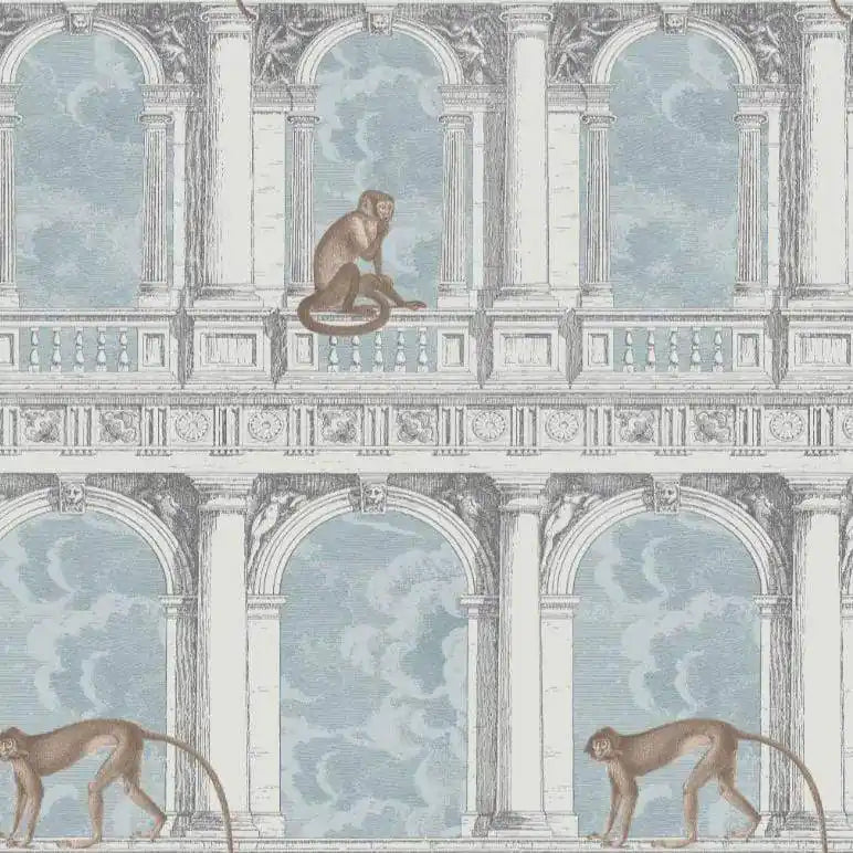 Carta da parati Fornasetti - Procuratie con vista Ghiaccio Cole & Son