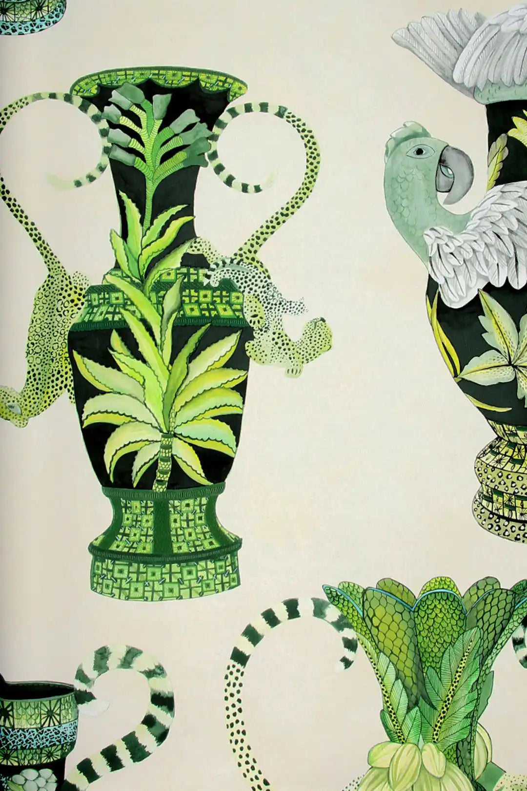 Carta da parati Khulu Vases Bianco Cole & Son
