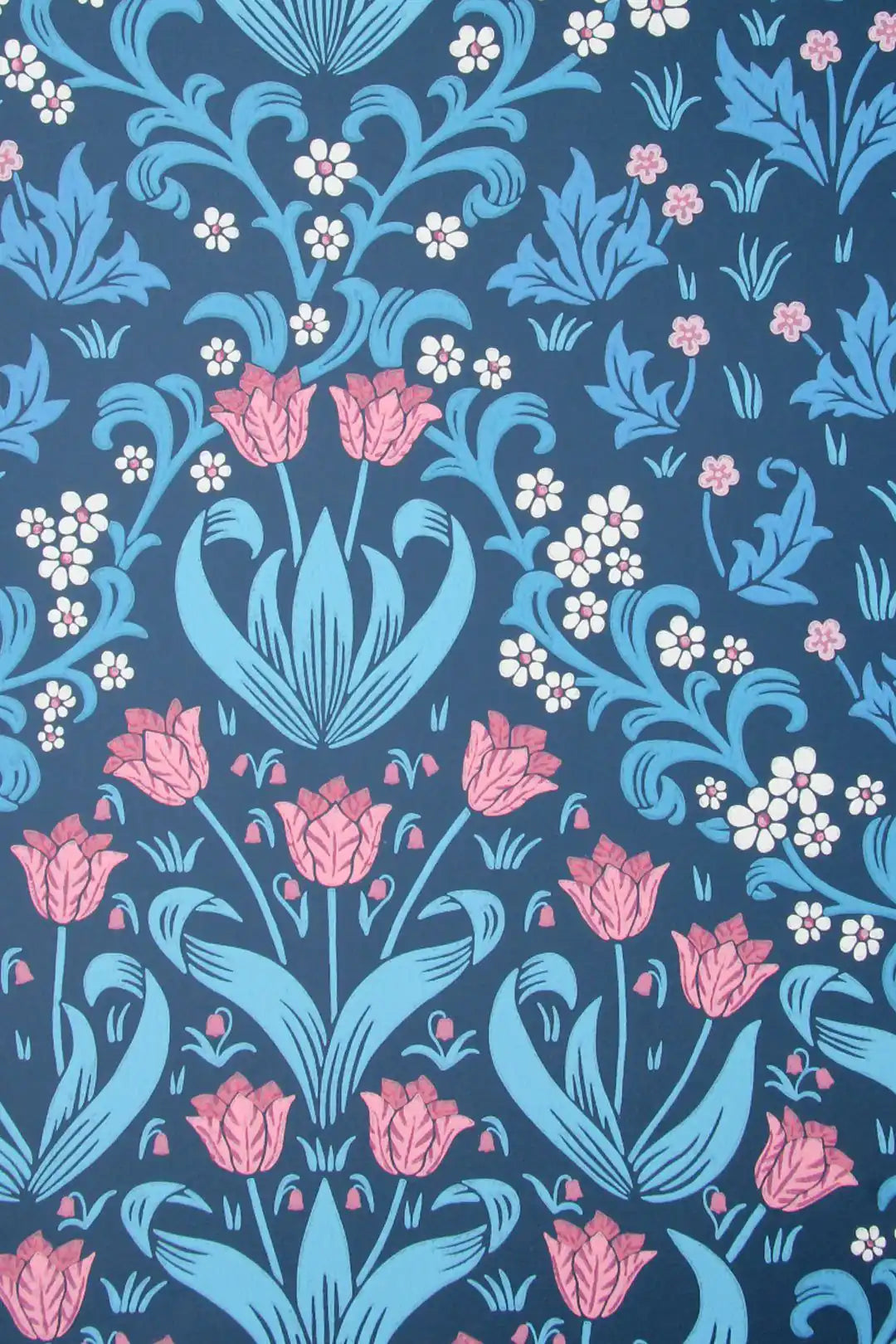 Carta da parati Tudor Garden Blu Cole & Son