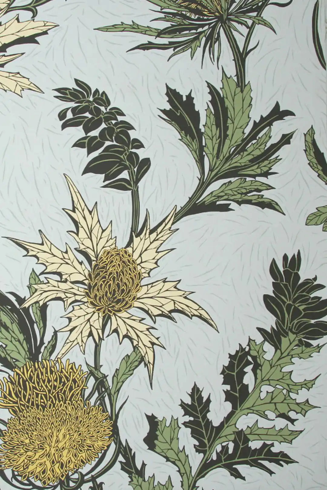 Carta da parati Thistle~Carduus Giallo Cole & Son