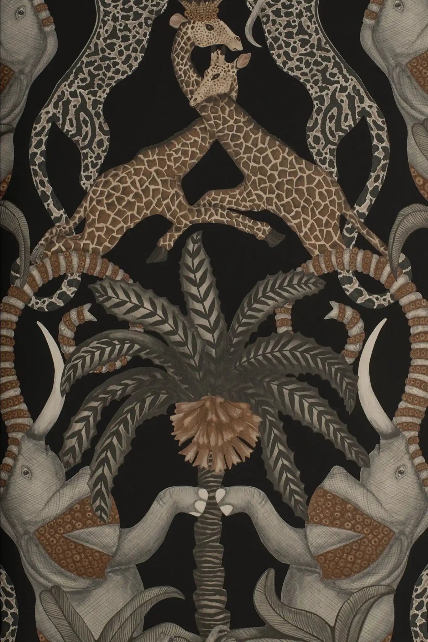 Carta da parati Safari Totem Grigio Cole & Son