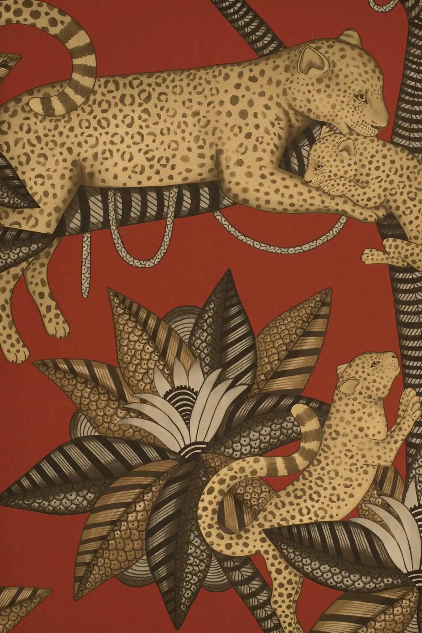 Carta da parati Satara Rosso Cole & Son