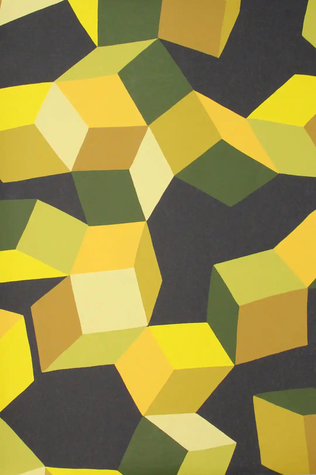 Carta da parati Puzzle Senape Cole & Son