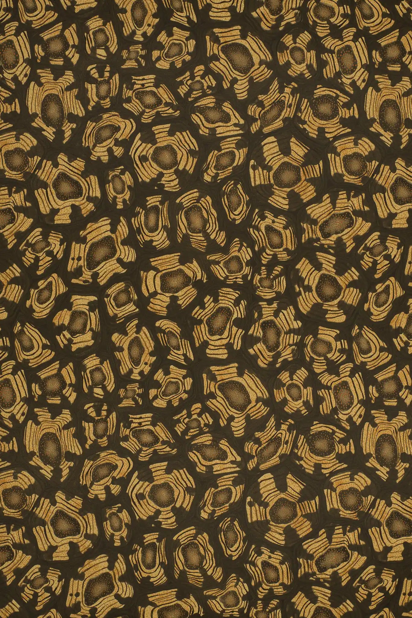 Carta da parati Savanna Shell Senape Cole & Son